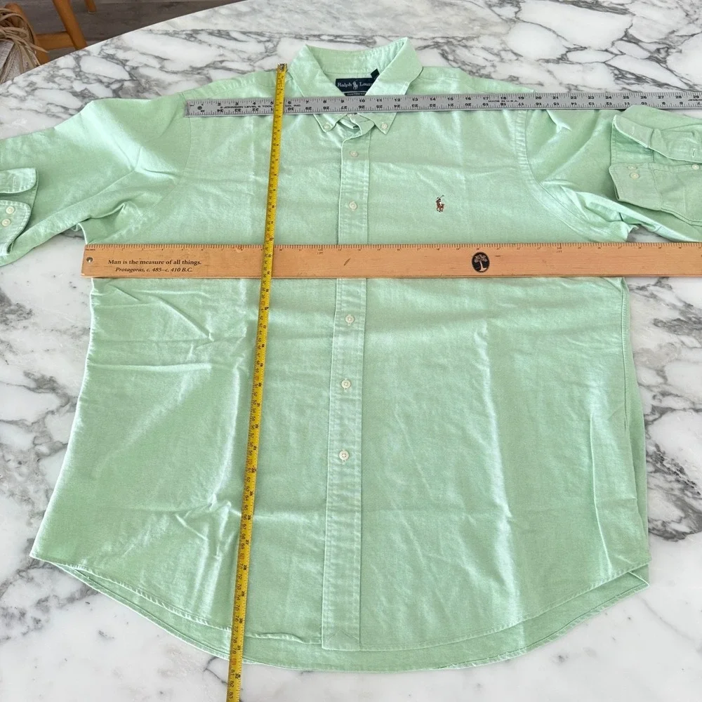 Polo Ralph Lauren Cotton Green long‎ sleeve shirt, XXL
